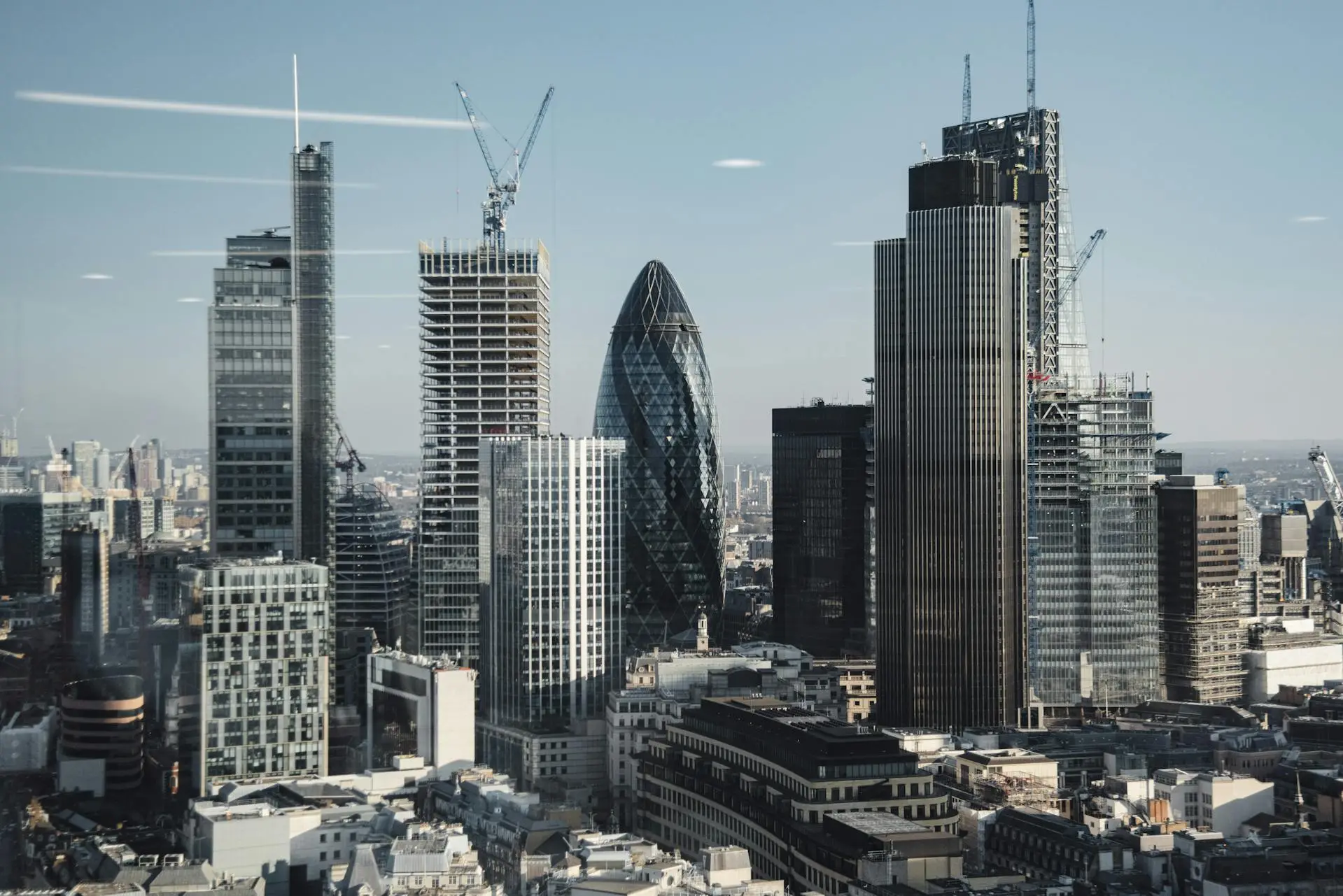 Central London skyline during the daytime