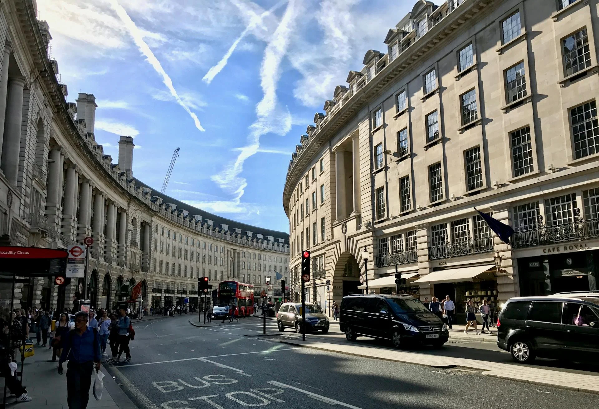 Shops on Regent Street, London