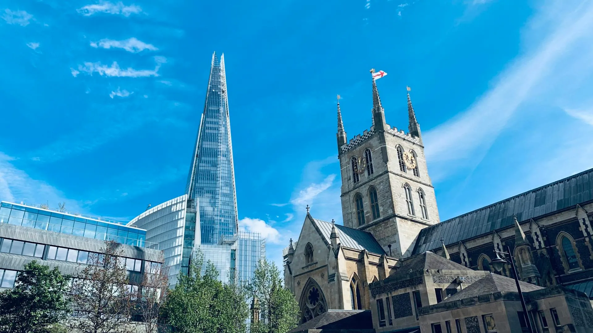 The Shard & Southwark Cathedral